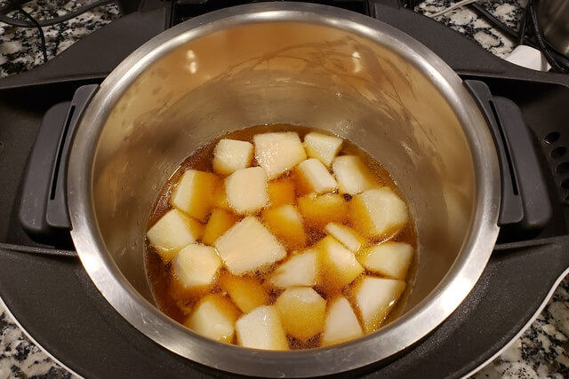 【ホットクック】里芋の煮っころがしの料理の手順