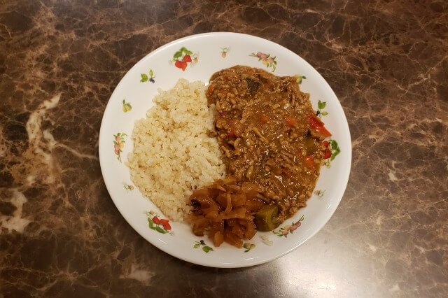 【ホットクック】なすとトマトのキーマカレー｜感想