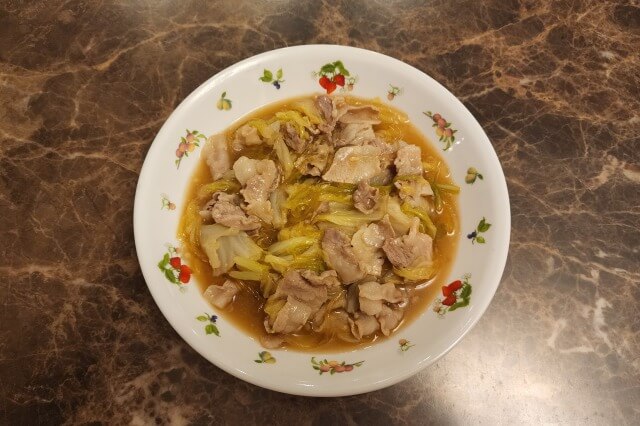 【ホットクック】豚肉と白菜と春雨のオイスターソース煮込みの感想