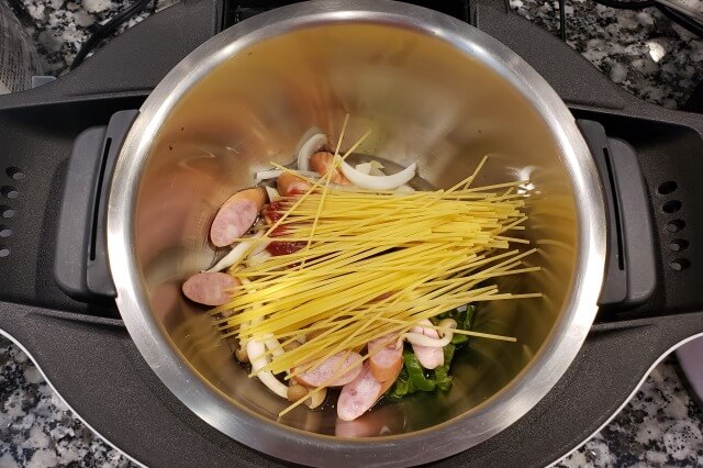 【ホットクック】スパゲッティナポリタン｜料理の手順