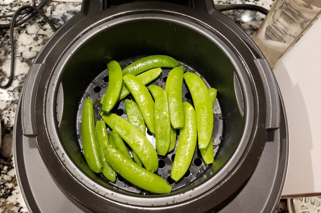 【ホットクック】蒸し野菜「スナップエンドウ」｜料理の手順