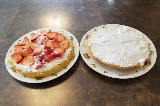 【ホットクック】イチゴのショートケーキ｜料理の手順