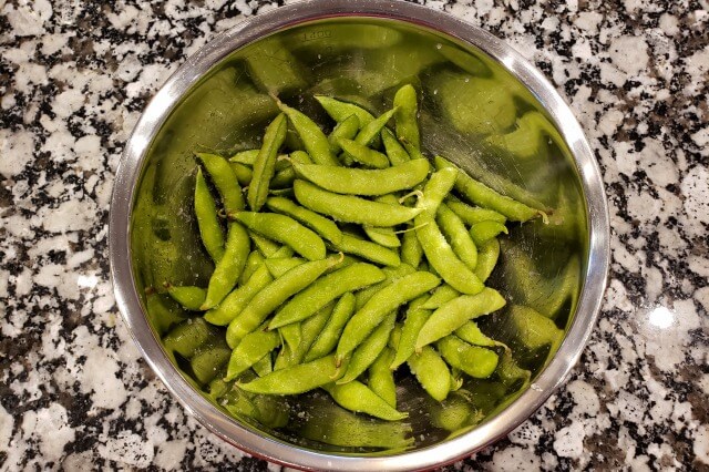 枝豆の塩茹で｜料理の手順