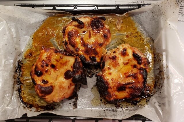 鶏肉のオーブン焼きの料理の手順