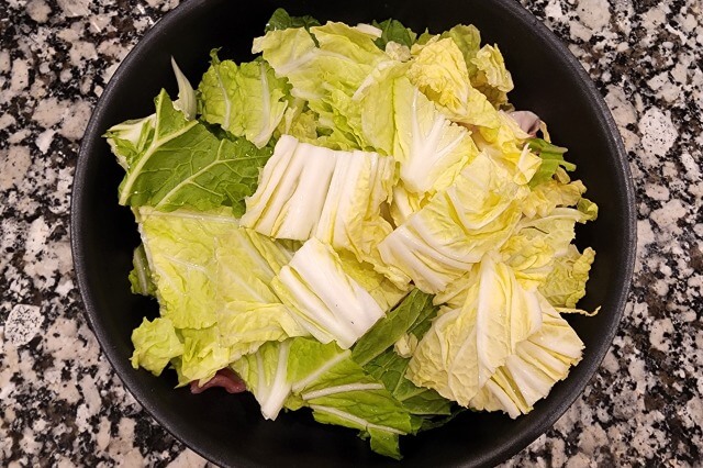 豚肉と白菜と春雨のオイスターソース煮込みの料理の手順