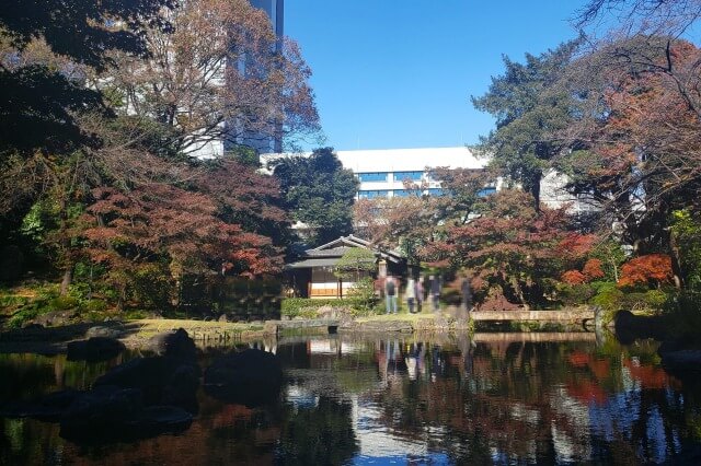 神池庭園の紅葉