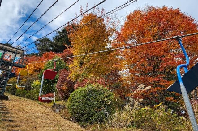 御岳山のリフト