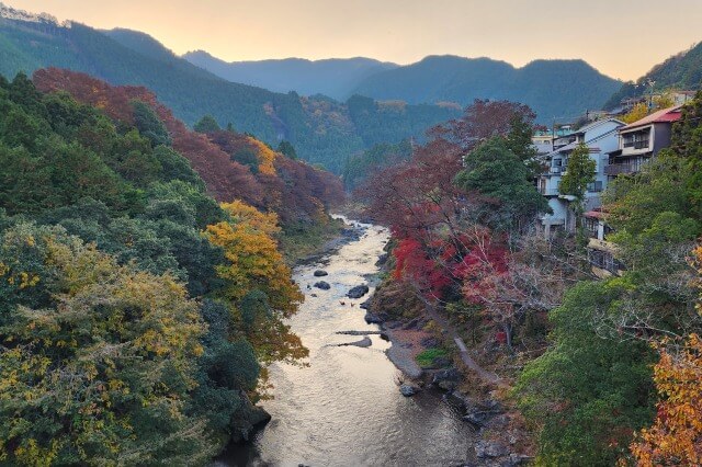 御岳渓谷の紅葉