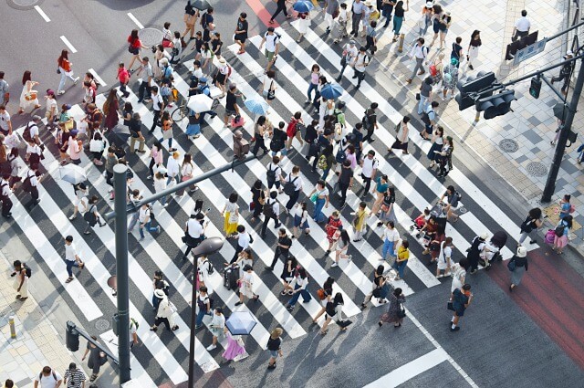 東京の人口を英語で説明