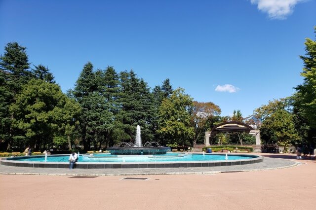 日比谷公園の噴水｜噴水広場の大噴水