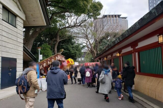 日枝神社の屋台