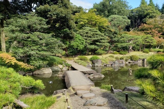 旧古河庭園の日本庭園｜小川治兵衛が造園した池泉回遊式庭園