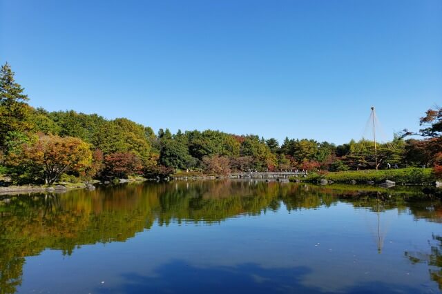 昭和記念公園の日本庭園