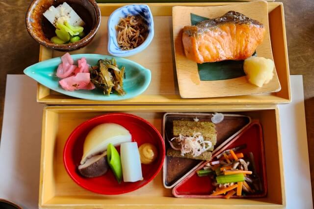 「山の朝食」の食事の内容