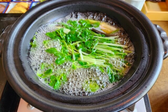 「山の朝食」の食事の内容