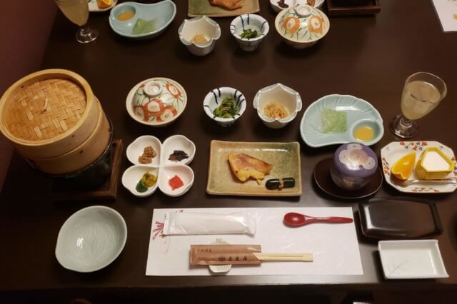 奈良屋の朝食