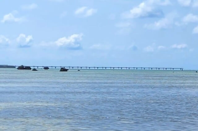 佐和田の浜の特徴｜海に浮かんでいるような大きな岩があります