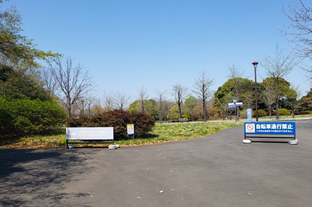 昭和記念公園の立川口からの自転車の持ち込み方法