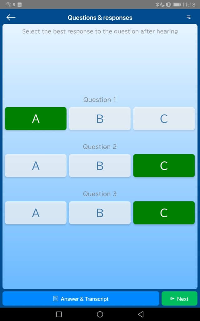 Listening TOEIC test（TOEICリスニングプラクティス）