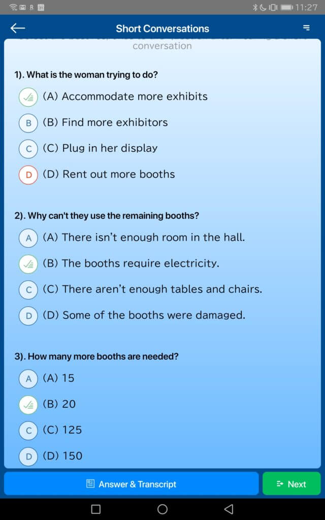 Listening TOEIC test（TOEICリスニングプラクティス）