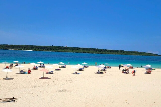 宮古島の与那覇前浜ビーチ