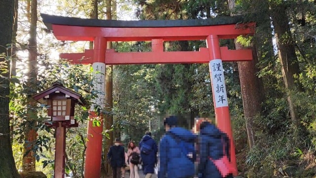 【箱根旅行記】元旦に箱根神社で初詣｜正月はどれくらい混雑するの？