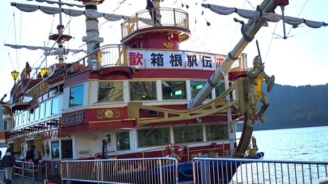 【箱根旅行記】箱根海賊船に乗り、箱根神社にお参りに行きました。